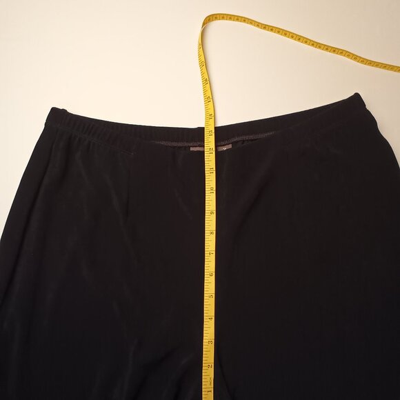 Chico's Travelers Knit Wide Leg Pants Size XL/16 Short High Rise Black Color - Picture 7 of 9